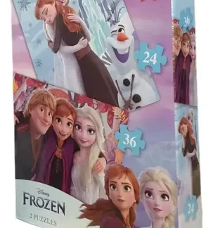 TAPIMOVIL. PUZZLE ROMPECABEZAS FROZEN X 2. 24 Y 36 PIEZAS
