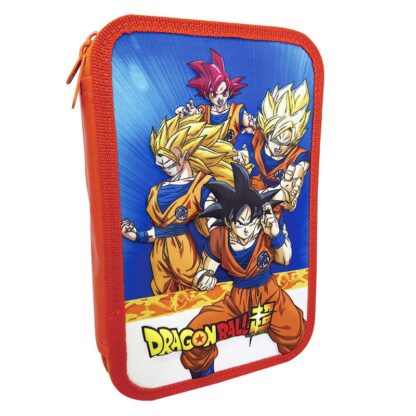 CARTUCHERA 2 PISOS EN RELIEVE DRAGON BALL