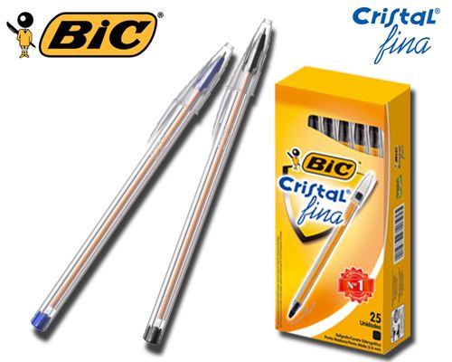 Boligrafo BIC Cristal Azul x 4 Unidades en Tienda Inglesa