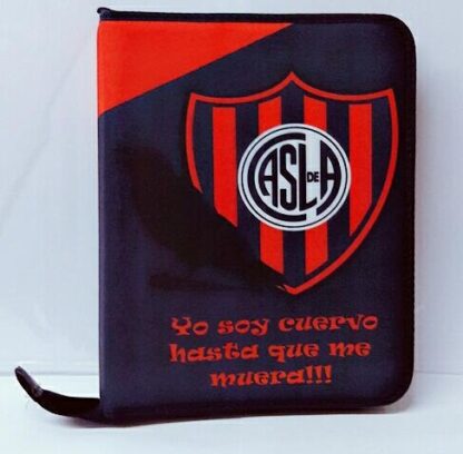 CARPETA ESCOLAR 3 X 40 MM N 3 CON CIERRE JABRUS CON DIBUJO SAN LORENZO