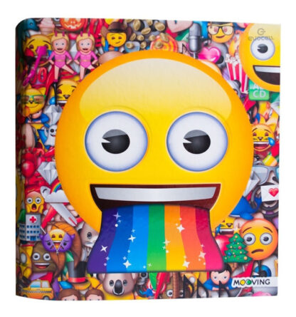 CARPETA ESCOLAR 3 X 40 MM N 3 CON DIBUJO EMOJI