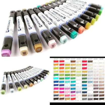 KURECOLOR MARCADOR ARTISTICO X UNIDAD DOBLE PUNTA FINA Y BROAD DARK BROWN-767