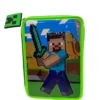 Cartuchera Canopla 1 Piso Minecraft + Set Escolar Cresko