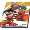 Carpeta Escolar 3 x 40 mm N 3 con dibujo dragon ball naranja y blanco