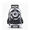 MOCHILA FOOTY CON CARRO GRANDE 18″ – Futbol Mundial Con Luz F 1751 Negra