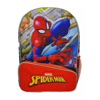 Mochila Spiderman Con Carro 16 PuLG Primaria Nene Original