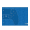 CARPETA ESCOLAR TAPAS N 5 CON DIBUJOS PLAY STATION AZUL