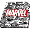 Carpeta Escolar 3 x 40 mm N 3 con dibujo logo marvel blanco y negro - Image 2