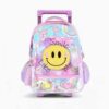 MOCHILA FOOTY CON CARRO 18" CON LUCES EMOJI F 2111 ROSA - Image 3