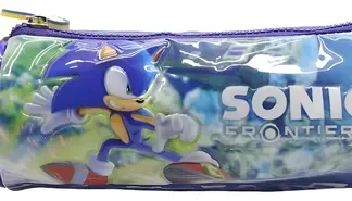 Cartuchera Canopla Tubo Sonic Cresko Legitima Azul