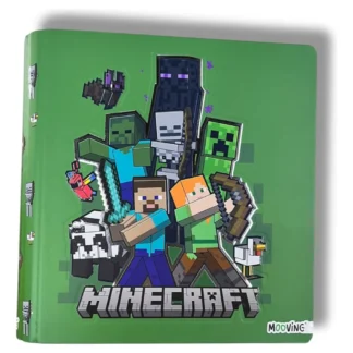 Carpeta Escolar 3 x40 mm N 3 con dibujo Minecraft 2