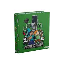 Carpeta Escolar 3 x40 mm N 3 con dibujo Minecraft 2