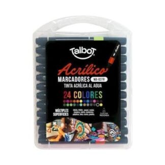 TALBOT ACRÍLICO MARCADORES X 24